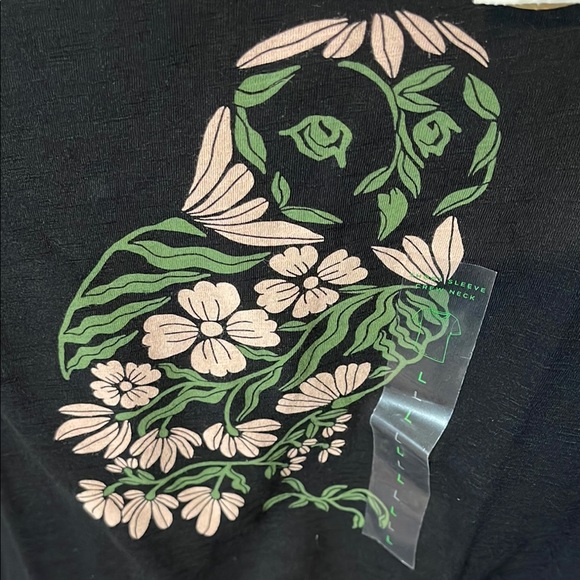 Dip Black T-Shirt w/Owl and Floral Art/chicken pen/Harriett Potter shirt bundle - Picture 5 of 7
